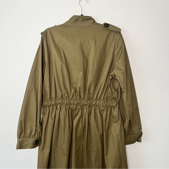 NWT belle & bloom Carlisle Button Front Trench Coat Large - Picture 7 of 11